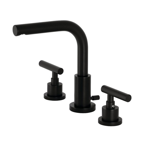 FSC8950CML Manhattan Widespread Bathroom Faucet W/ Brass Pop-Up, Black